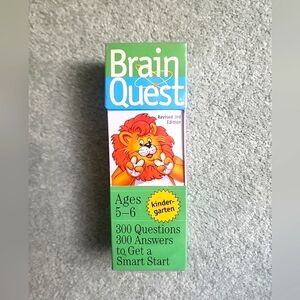 New/Sealed Brain Quest Ages 5-6 Kindergarten